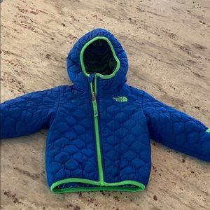 Reversible North Face puffer jacket